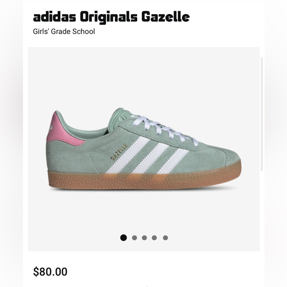 NWOT Adidas Gazelle